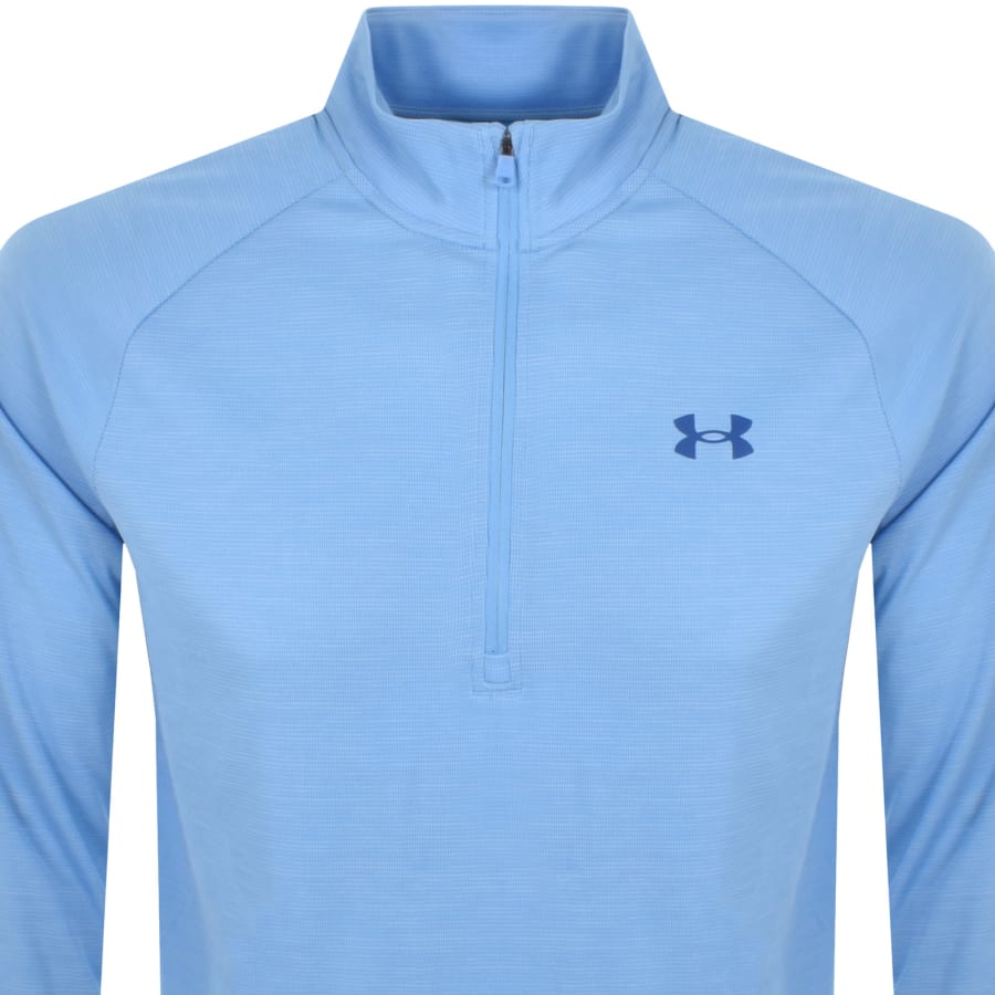 Under Armour Tech Half Zip Sweatshirt Blue Mainline Menswear